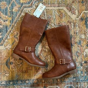NWT Cat and Jack Riding Boots size 13